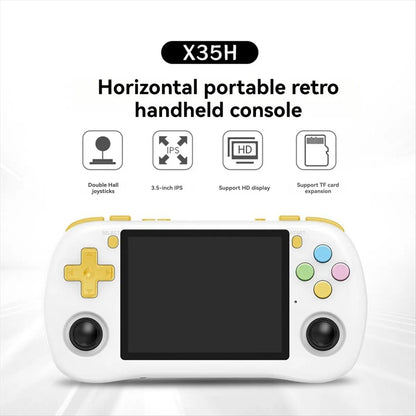 Retro Video Handheld Game Console 3.5-inch Dual Hall Effect Joystick