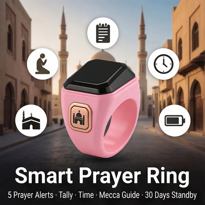 Newest Ring Smart Prayer Ring Prayer Reminder Tasbih Counter Time