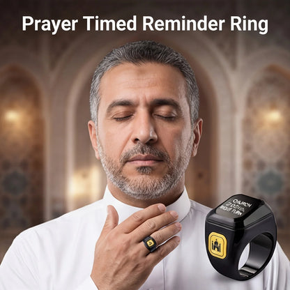 Newest Ring Smart Prayer Ring Prayer Reminder Tasbih Counter Time