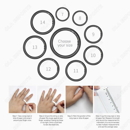 Smart Ring With Case Heart Rate Blood Pressure Sleep Monitoring GPS