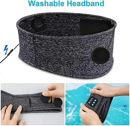 Wireless Bluetooth Headband Earphones Sports Headphones Elastic
