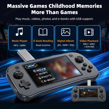 Retro Pocket Handheld Game Console 4.5'' IPS Screen Portable Video
