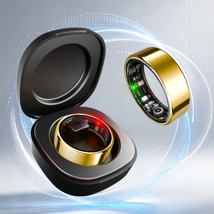 R10 Smart Ring With Charging Dock Box Men Women Health Sleep Heart