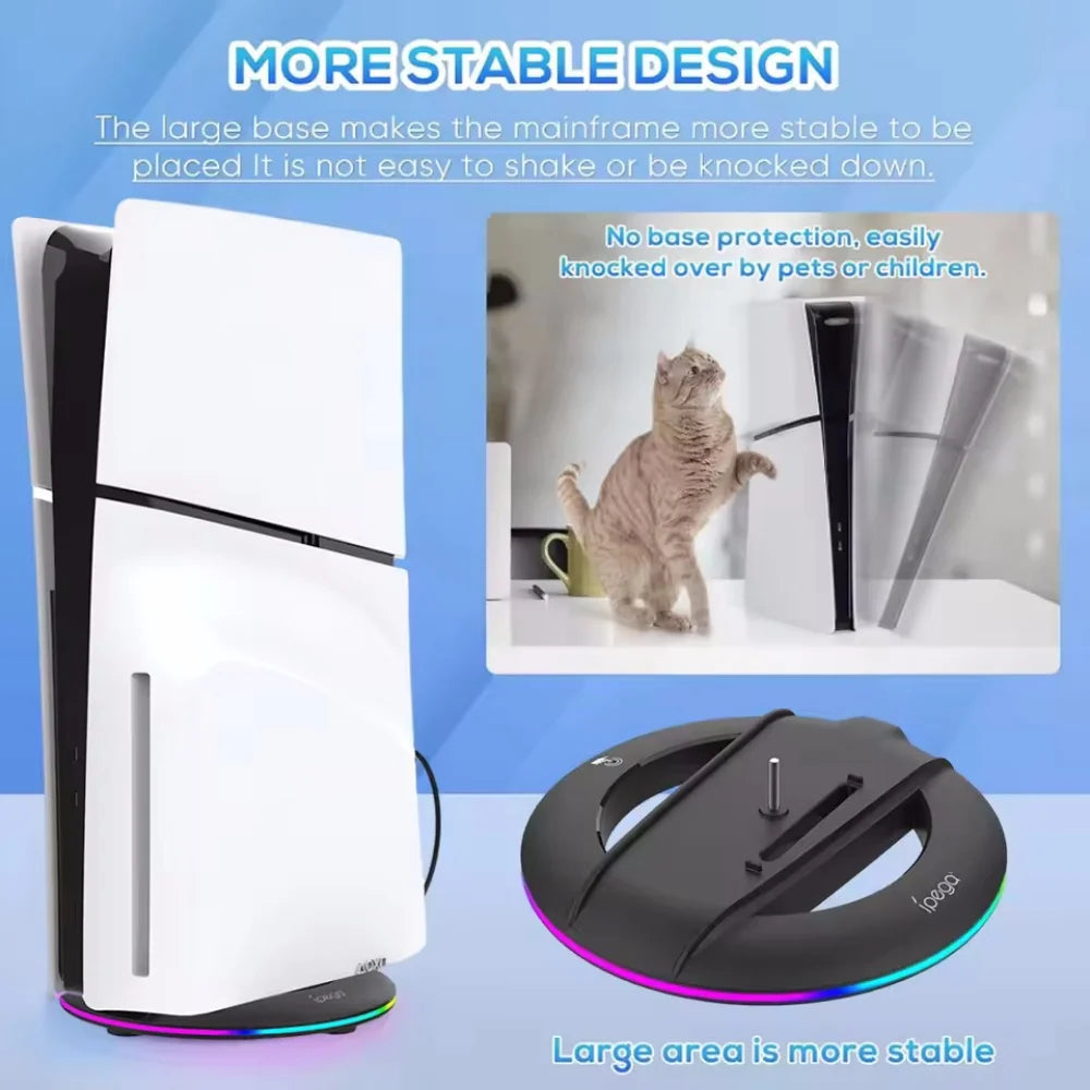 Vertical Cooling Stand With RGB Light For Console Slim / Console Pro