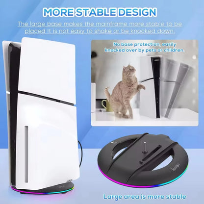 Vertical Cooling Stand With RGB Light For Console Slim / Console Pro