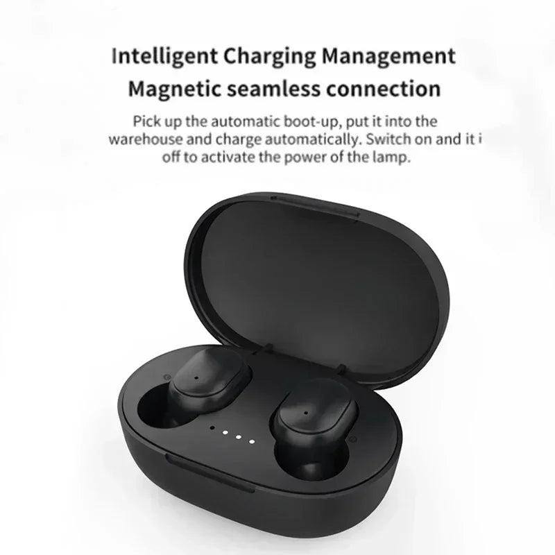 Wireless Bluetooth 5.3 Earphones TWS Hifi Sound Earbuds Gaming Sports