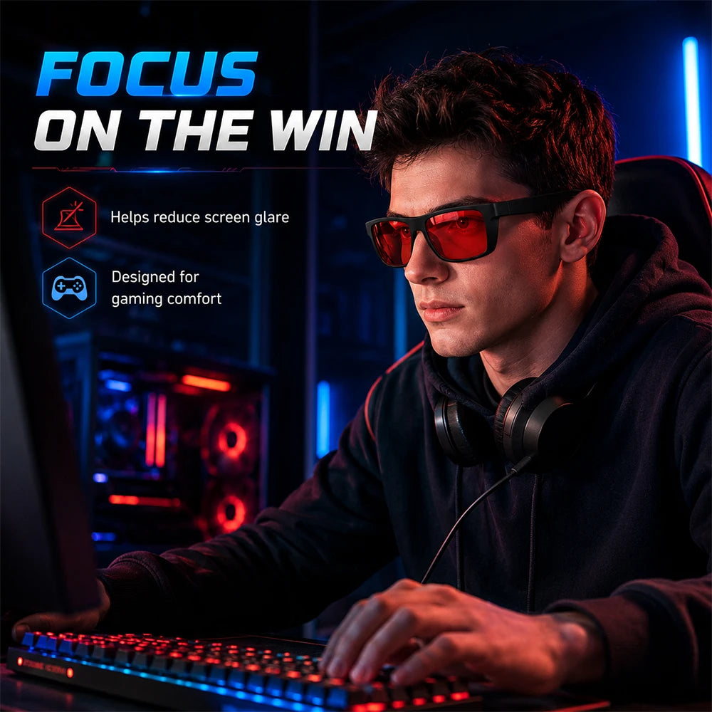 Blue Light Blocking Glasses For Men Women Gaming Computer Eyeglasses