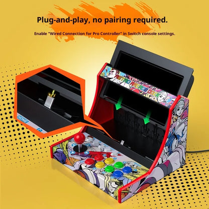 Retro Arcade Fight Stick Dock - Compatible With Console 2 Console &