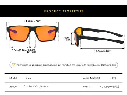 Europe Gaming Glasses For Men Women Red Orange Lens Anti Blue Light