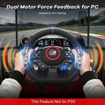 Racing Wheel For Console/console/pc,game Steering 11 Inch Leather
