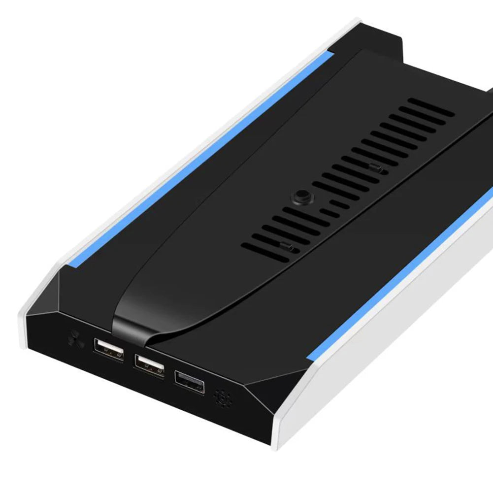 For PS 5 Slim/ps 5 Pro RGB Vertical Cooling Stand Base 8 Light Mode