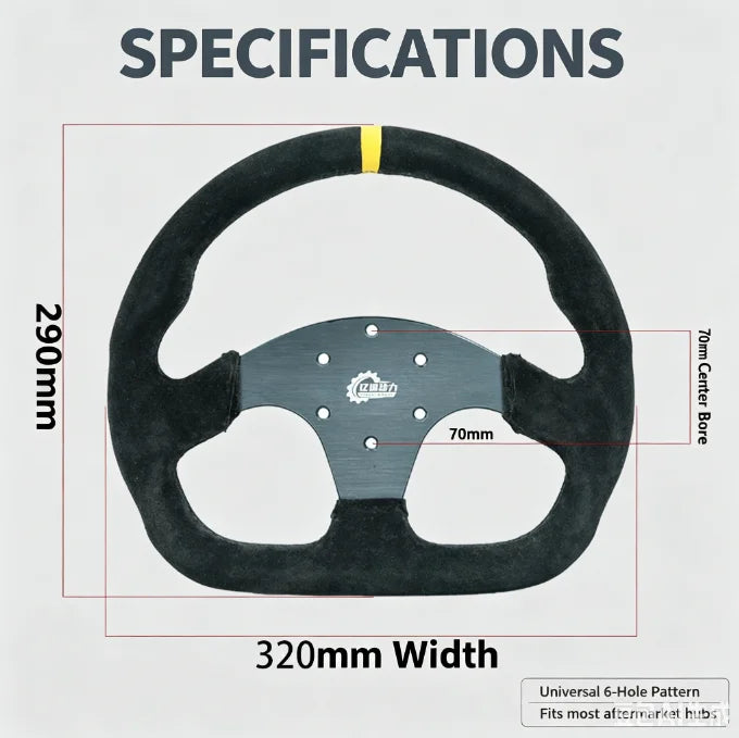 D-shaped Racing Wheel