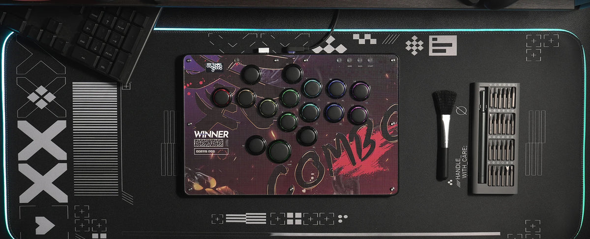 Fightstick Arcade Controller Joystick Hitbox Leverless Control