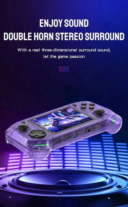RX6H Retro Handheld Game Console Linux System 3.5 Inch IPS Screen