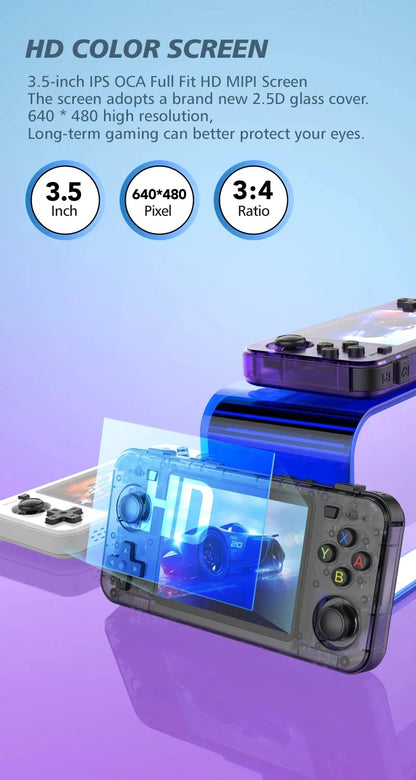 Retro Handheld Video Game Console Linux System 3.5-inch IPS Screen