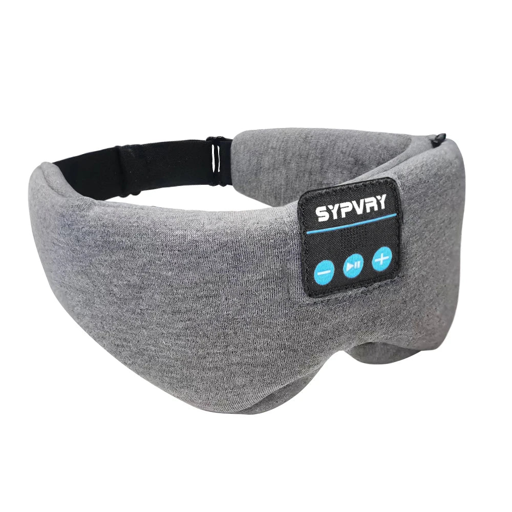 Bluetooth Sleep Mask Cotton Eye Shade Cover Wireless Headset With HD