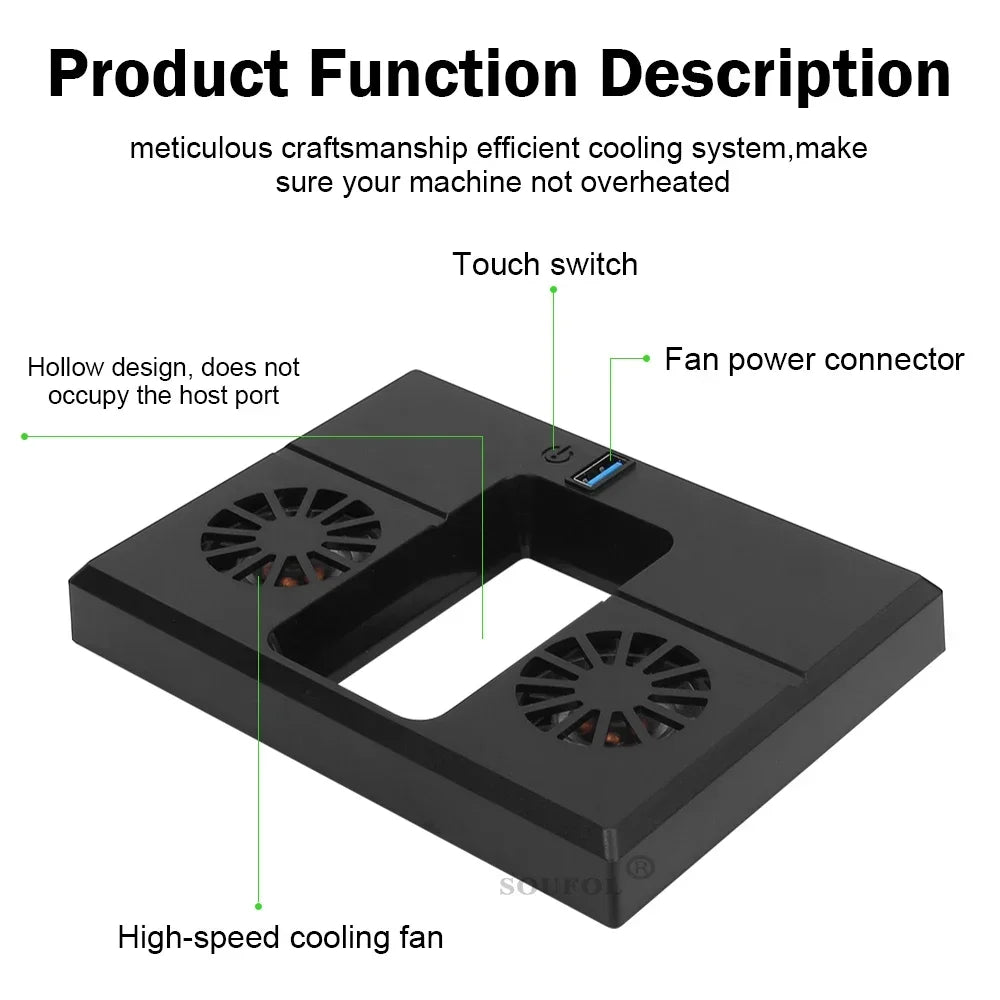 RGB Cooling Fan For Console Series X Console Game Host Cooling Fan