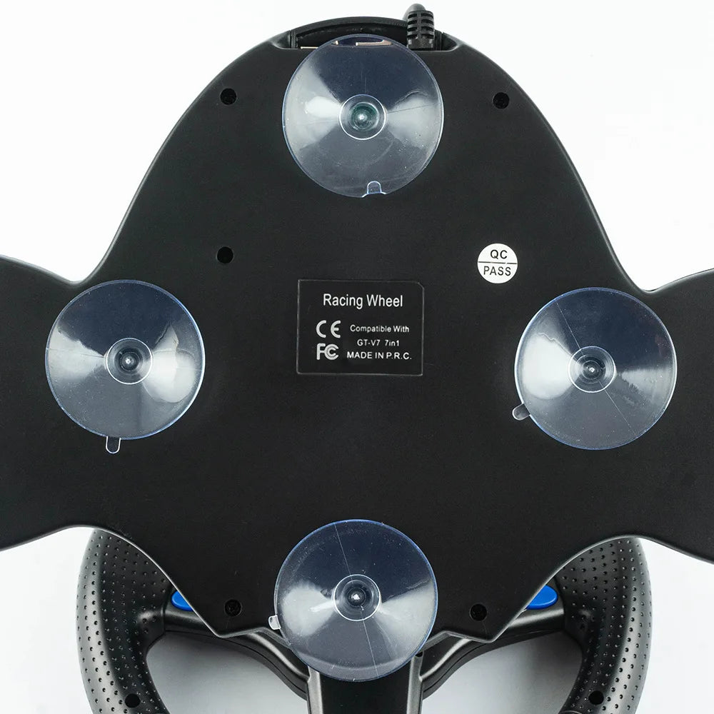 Racing Steering Wheel Vibration Controller 7 In 1 Game Simulation Raci