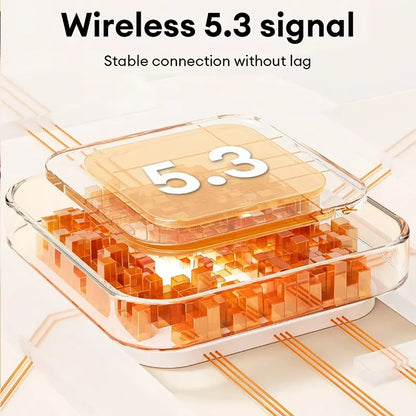 TWS Fashion Bluetooth Wireless Earphoen 9D Stereo HD Call Low Delay