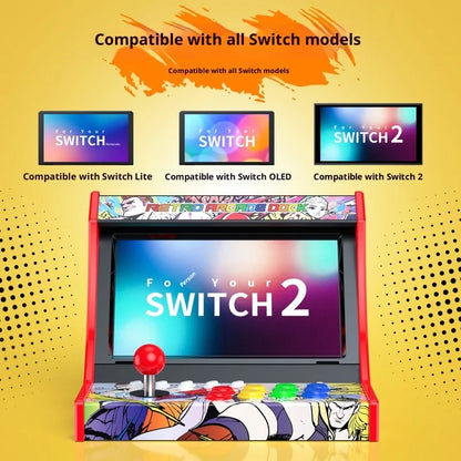 Retro Arcade Fight Stick Dock - Compatible With Console 2 Console &