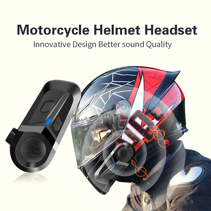 Bluetooth 5.3 Helmet Headset Wireless Hands-free Call Phone Kit