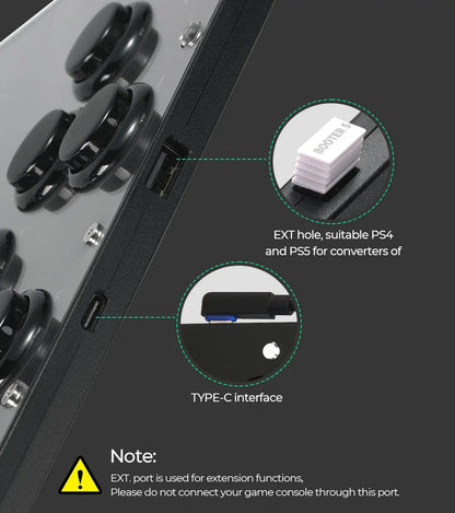 Fightstick Arcade Controller Joystick Hitbox Leverless Control