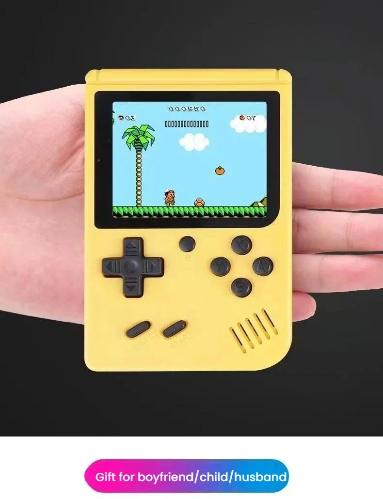 Retro Classic Handheld Game Console 400 Games Rechargeable Portable