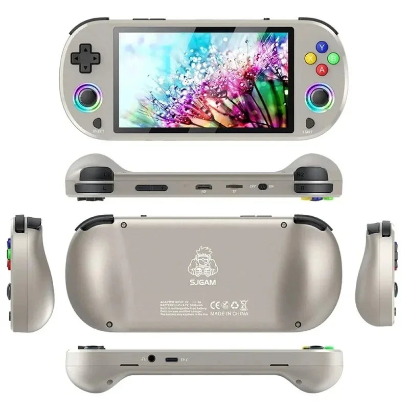 Retro Handheld Game Console 3.5 Inch HD Screen Dual Joystick Portable
