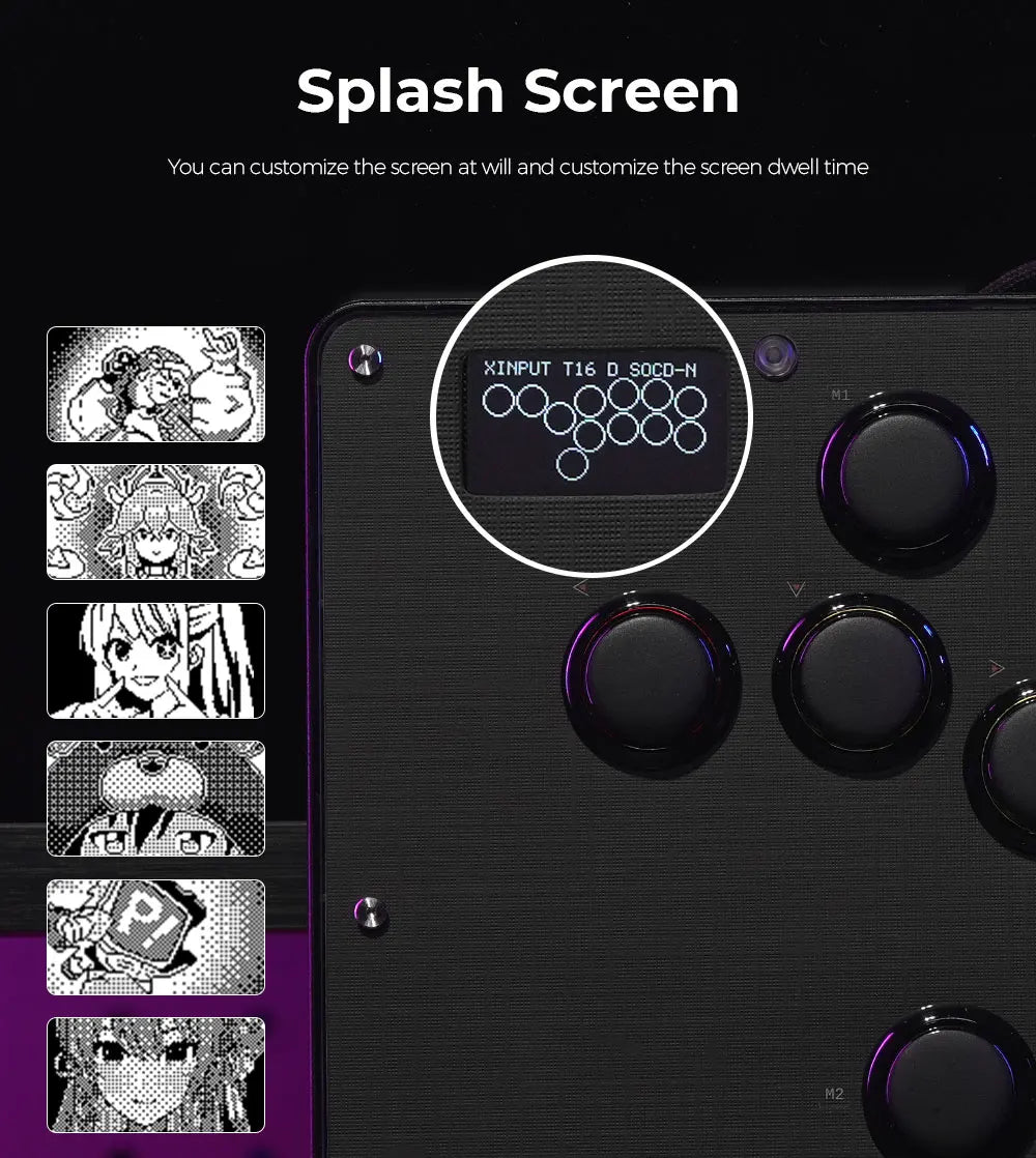 Fightstick Arcade Controller Joystick Hitbox Leverless Control