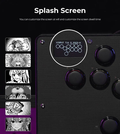 Fightstick Arcade Controller Joystick Hitbox Leverless Control
