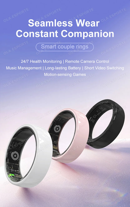 Smart Couple Ring Bluetooth Connection Multiple Sports Modes