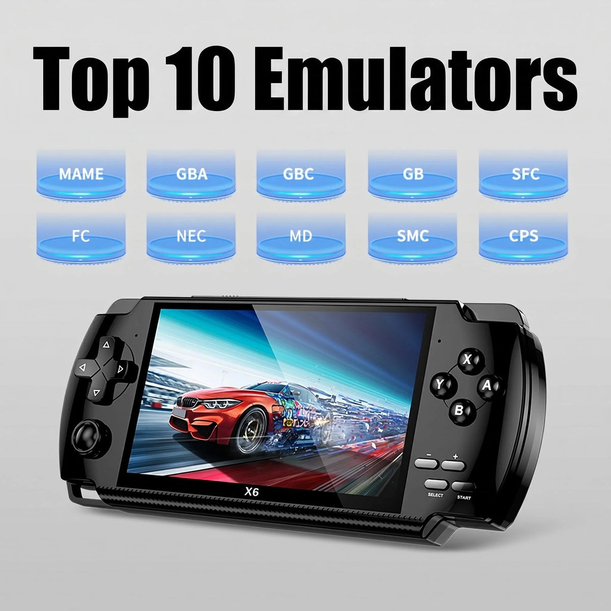 Retro Handheld Game Console 4.5 Inch IPS Screen Linux System Portable