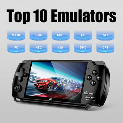Retro Handheld Game Console 4.5 Inch IPS Screen Linux System Portable