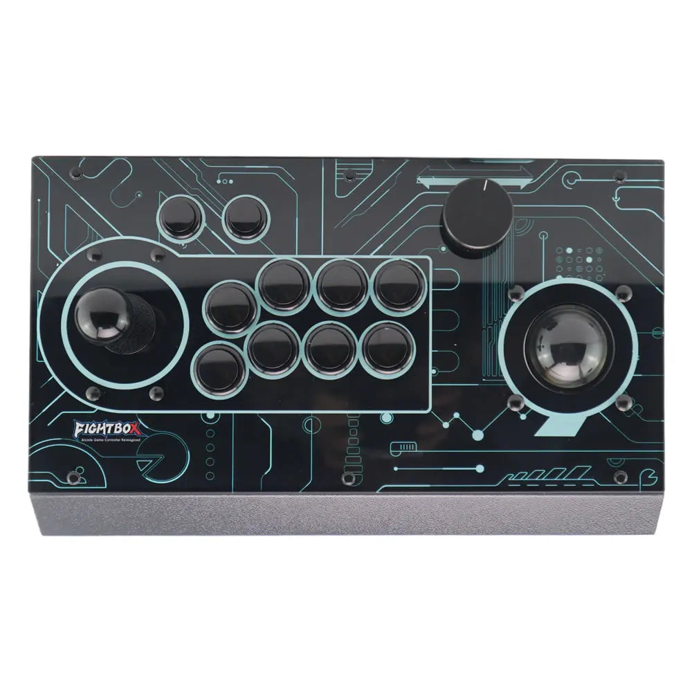 Pro Arcade Fight Stick With Trackball&spinner Retro Game Controller