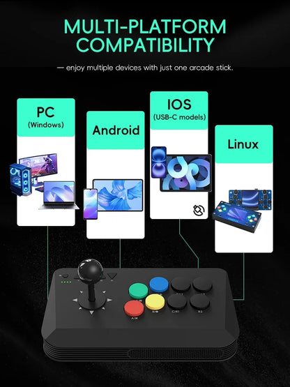 Wireless Y3A Max Arcade Stick Fight Joystick For PC TV Box