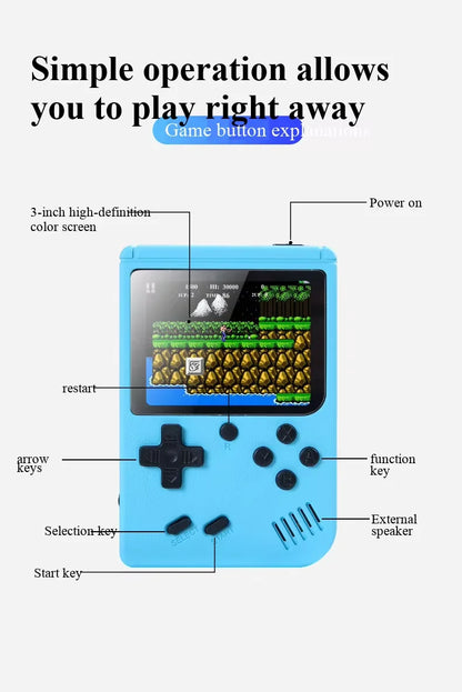 Retro Handheld Games Console Built-in 400 Video Games Portable Gaming