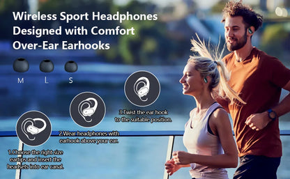 Bluetooth 5.3 Earphones True Wireless Headphones With Mic Button