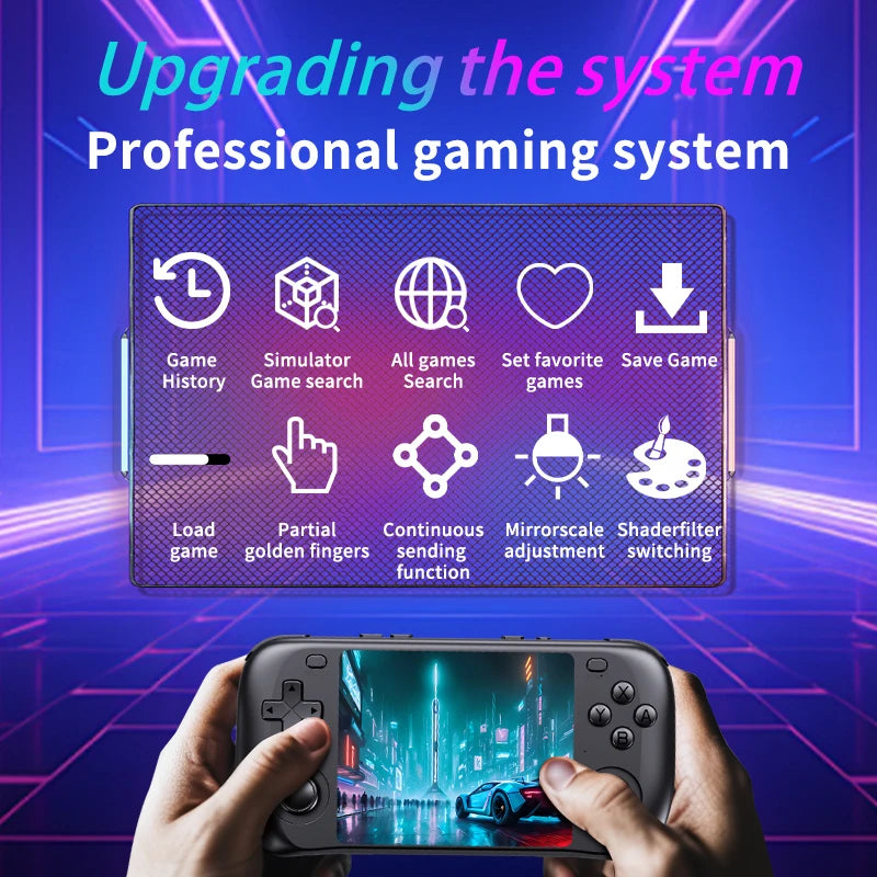 Retro Gaming Console Handheld Portable Player IPS HD Display 64GB