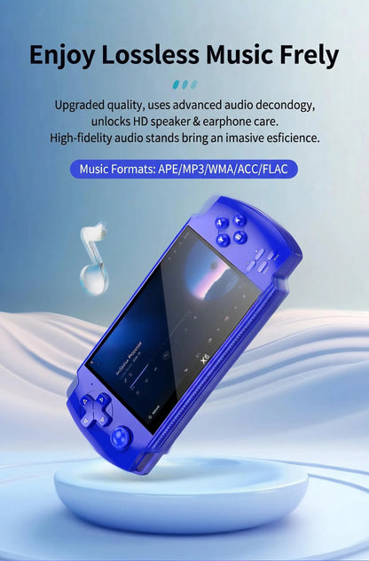 Retro Handheld Game Console 4.5 Inch IPS Screen Linux System Portable