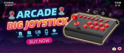 Arcade Joystick Wireless Gaming Controller For