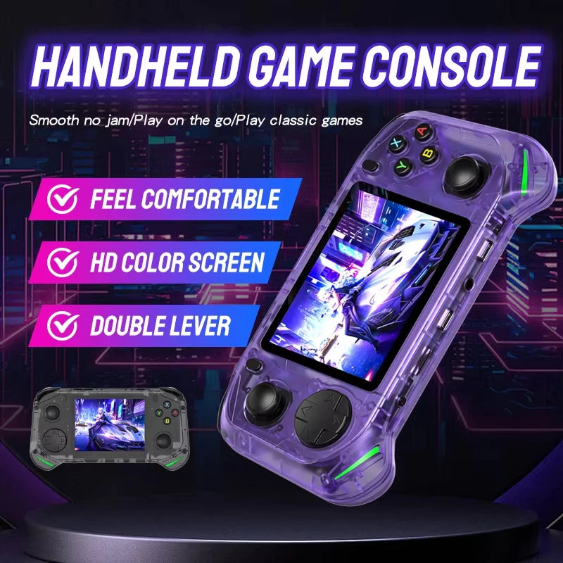 RX6H Retro Handheld Game Console Linux System 3.5 Inch IPS Screen