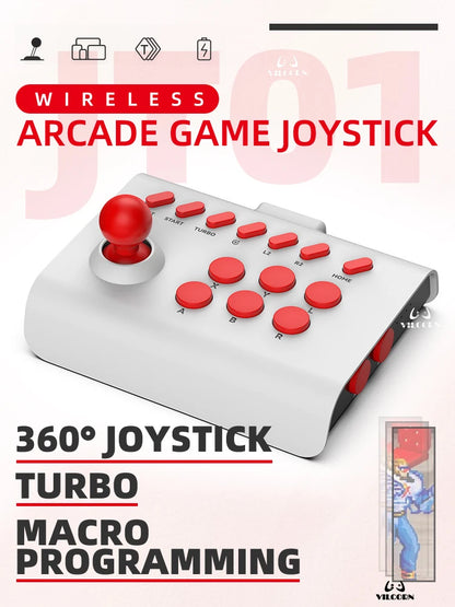 Arcade Joystick Wireless Gaming Controller For