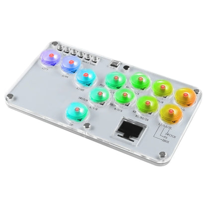 Arcade Hitbox Controller Fight Stick Joystick Hitbox Controller RGB Ke