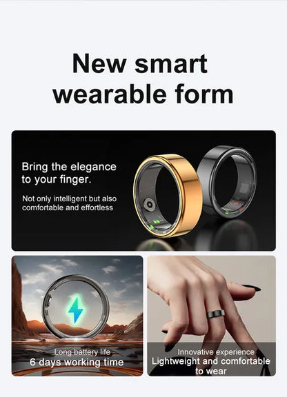 Multifunctional Smart Ring Used For Taking Photos Flashing Short