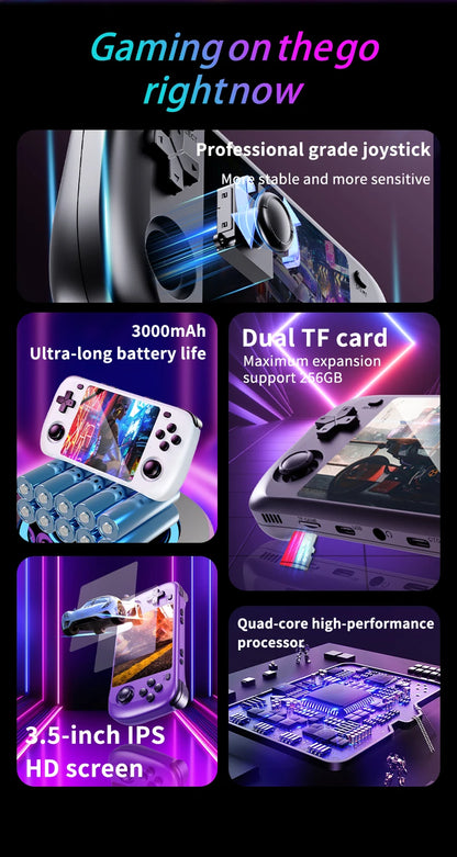 Retro Gaming Console Handheld Portable Player IPS HD Display 64GB