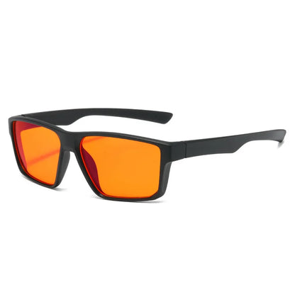 Europe Gaming Glasses For Men Women Red Orange Lens Anti Blue Light