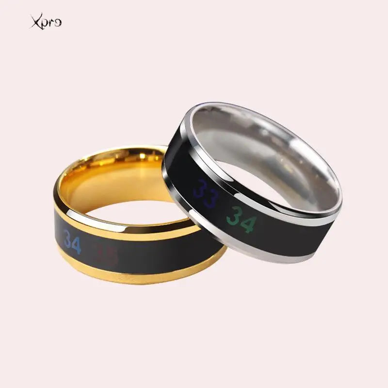 Smart Stainless Steel Multifunctional Ring For Couples Mood Changes