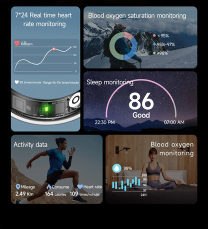Smart Ring For Heart Rate & Sleep