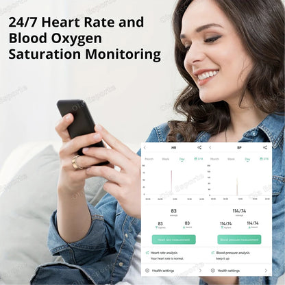 All Size（6-14） Smart Ring Men Women Heart Rate Blood Oxygen And Sleep