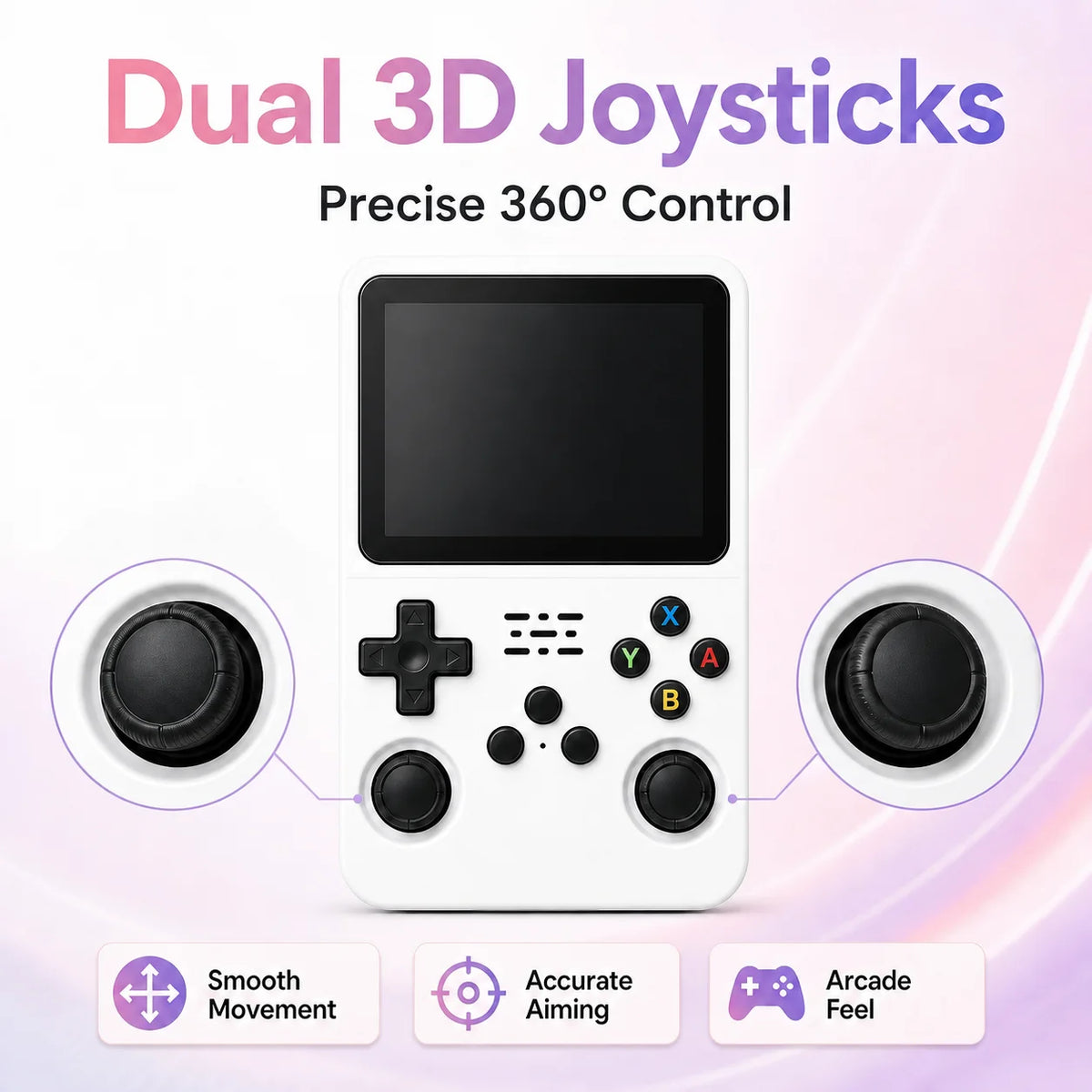 Portable Retro Handheld Game Console 3.5 Inch IPS Screen Linux
